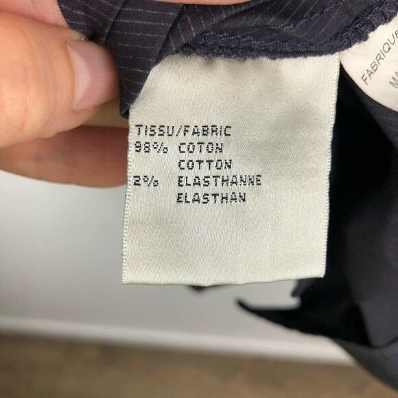 Lauren Vidal Purple Asymmetrical Striped Full Zip Lagenlook Minimalist Jacket M - Picture 16 of 16